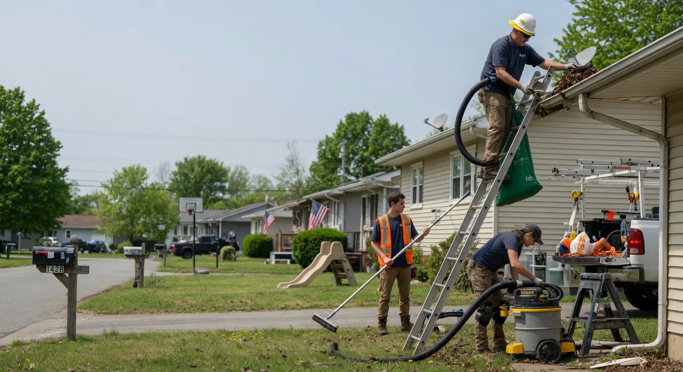 Gutter Installation in Herrick, IL near me